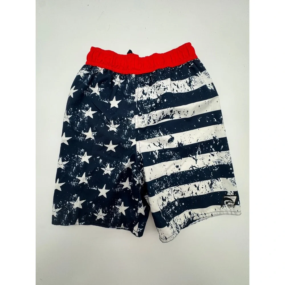 Lot of 4 Boys Swim Trunks‎ Size 6-7 Small Wonder Nation OP Mixed Brands